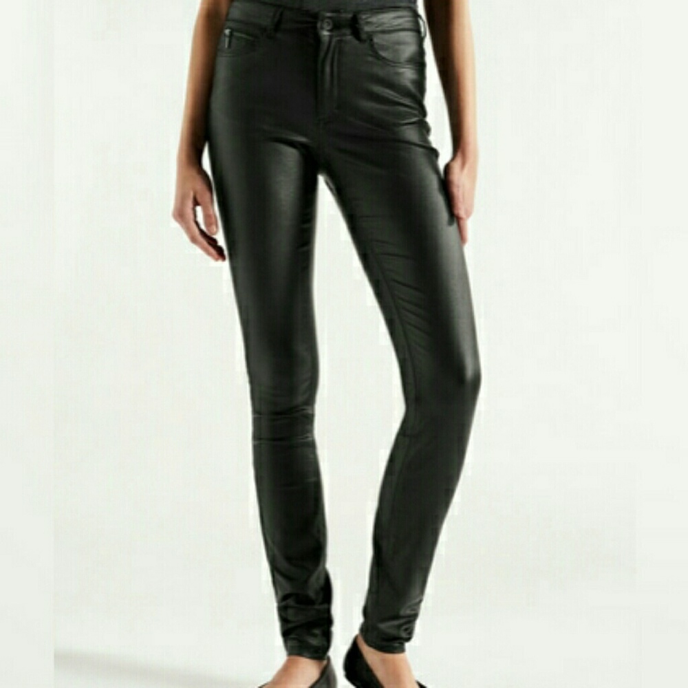 😎❣Long Tall Sally Coated Black Skinny Jean ❣😎